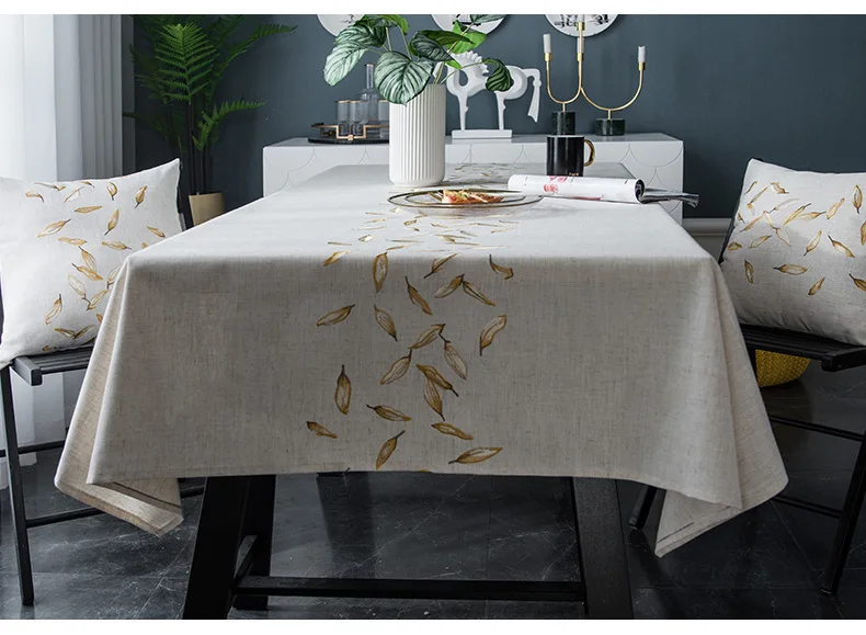 

Nordic Coffee Table Cotton Linen Tablecloth Kitchen Washable Table Cover Fashion Design Toalha De Mesa Folding Table EC50ZB