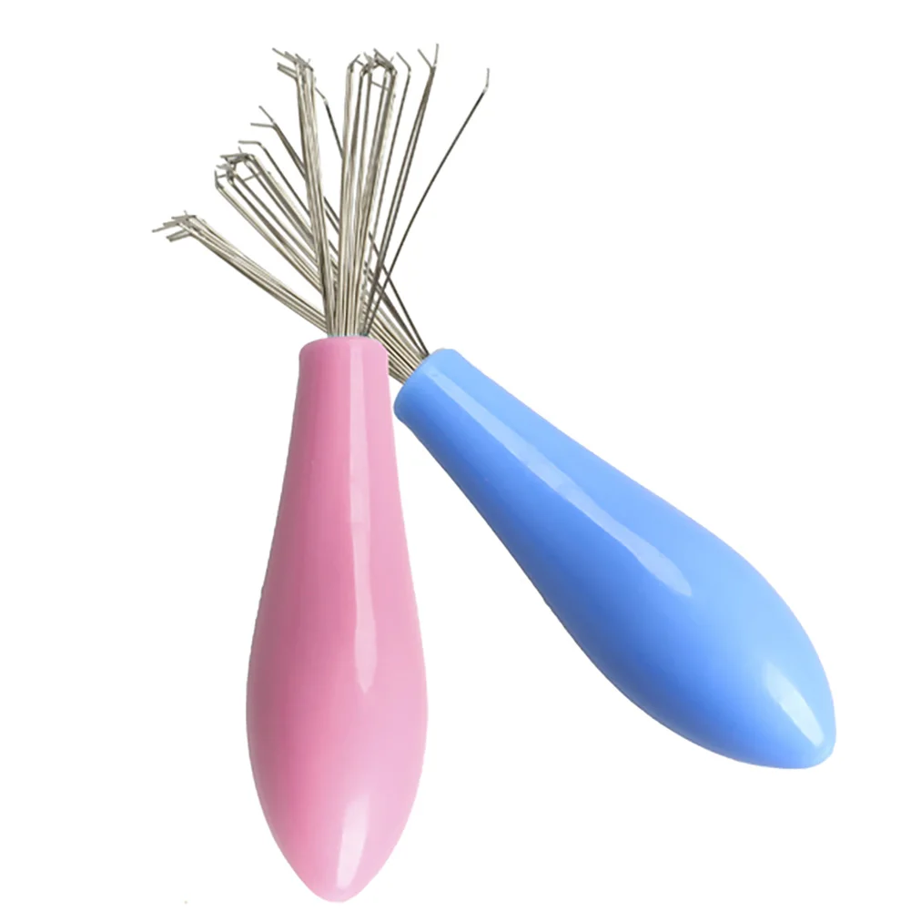 

1PC Mini Hair Brush Combs Cleaner Embedded Tool Plastic Cleaning Remover Handle Tangle Hair Brush Hair Care Salon Styling Tools