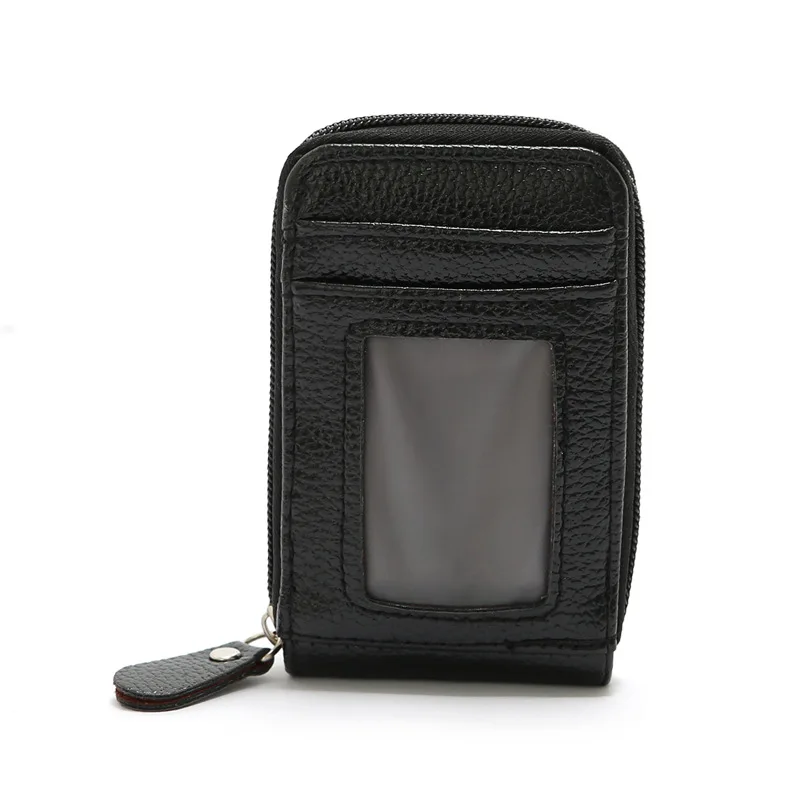 

New Designer Korean Style Unisex Business Card Holder for Women Mini PU Leather Purse Pure Color women's Coin Wallet A240