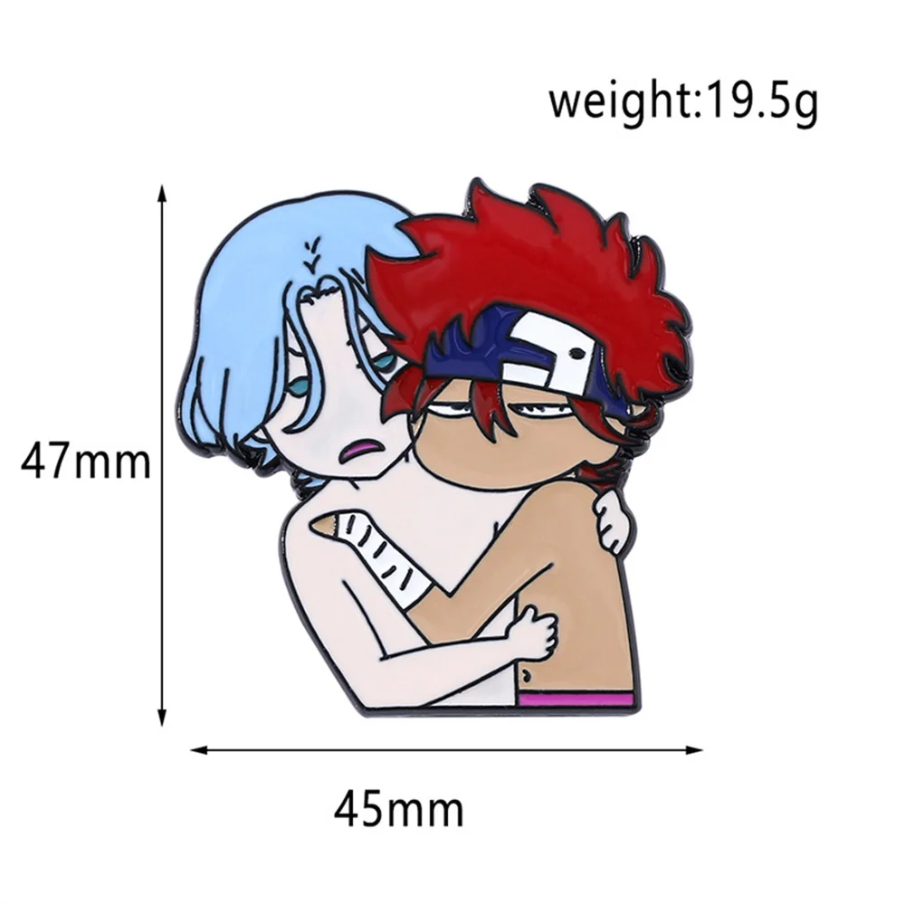 SK∞ SK8 the Infinity забавная эмалированная булавка для лацкана значок с персонажами