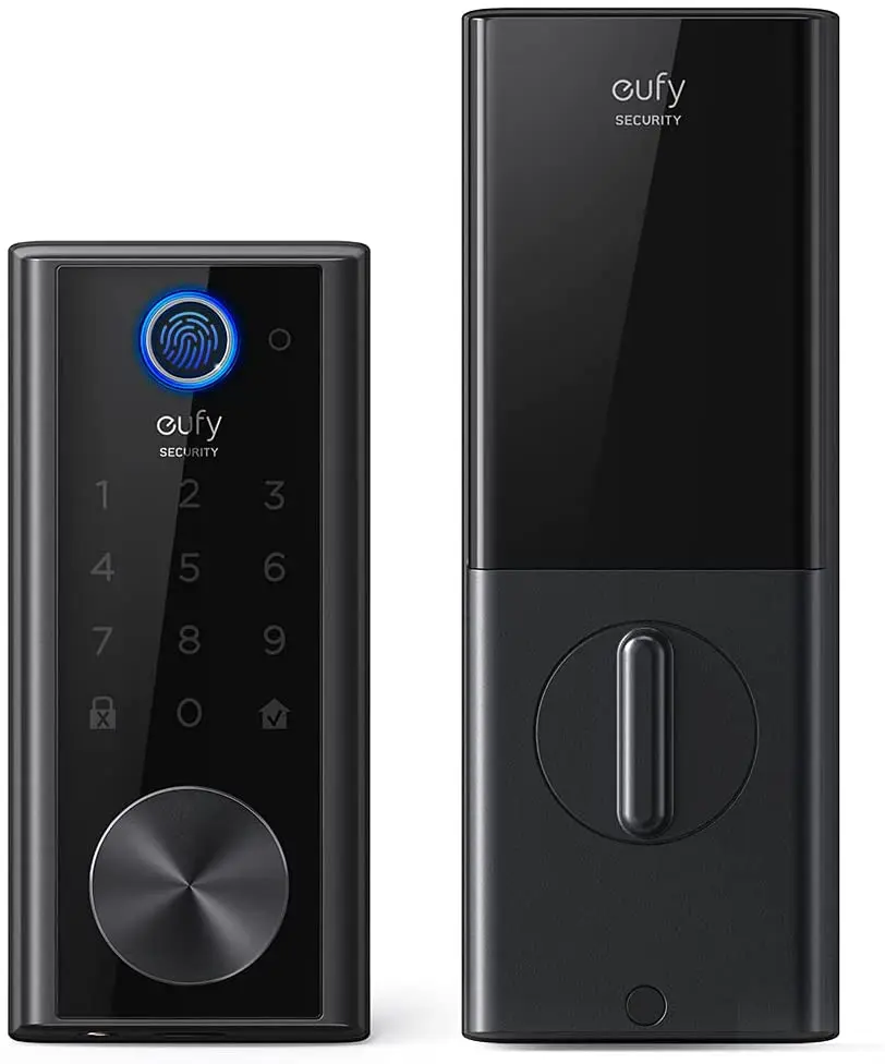 

Security Smart Lock Touch, Fingerprint Keyless Entry Door Lock, Bluetooth Electronic Deadbolt, Touchscreen Keypad, IP65 Weatherp