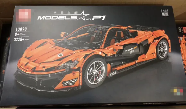 13090 пресс-формы King MOC Technic серии моделей Супер гоночный автомобиль 1:8 Модель Строительный блок кирпичи игрушки подарок для детей