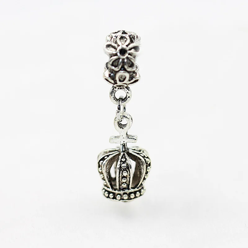 10 шт./лот 20x13 мм Ретро стиль цинковый сплав выдалбливают корона Подвески подходят