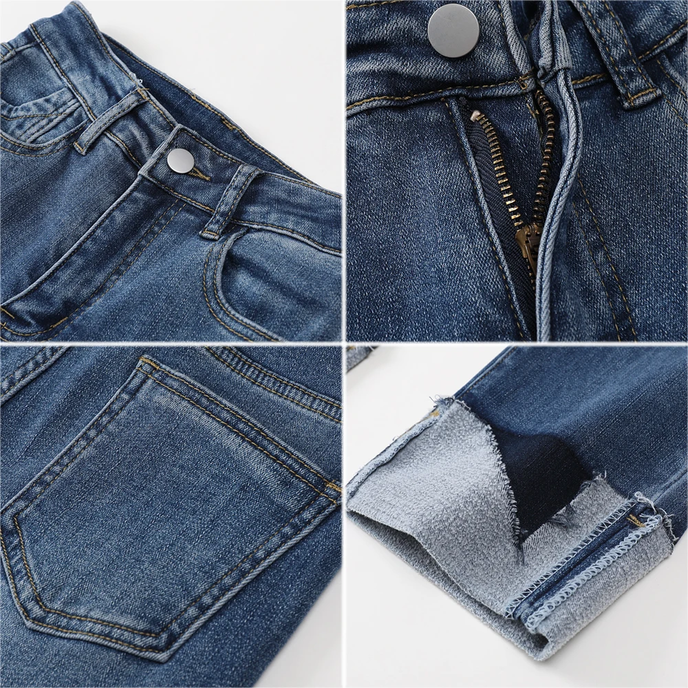 

Women's Jeans 2021 Spring Casual Harajuku Streetwear High Waist Vintage Straight Baggy Versatile Femme Straight Pants For