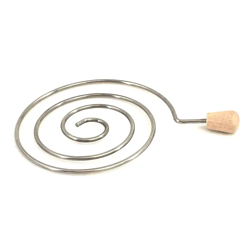 1 шт. серебряная металлическая вихревая Форма аксессуары для кальяна держатель с