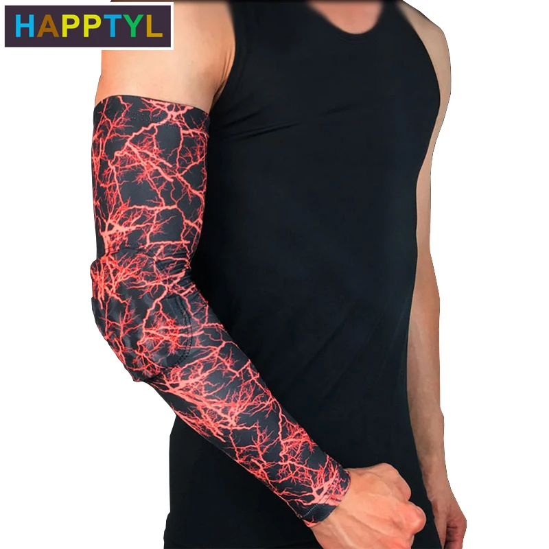 HAPPTYL 1 шт. компрессионный рукав спортивный налокотник Crashproof [нескользящий] для