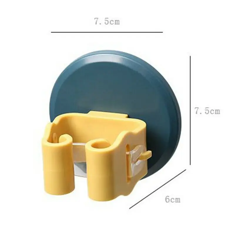 

Wall Mount Tidy Organiser Wall Rack Brush Broom Mop Holder Hanging Hooks Home