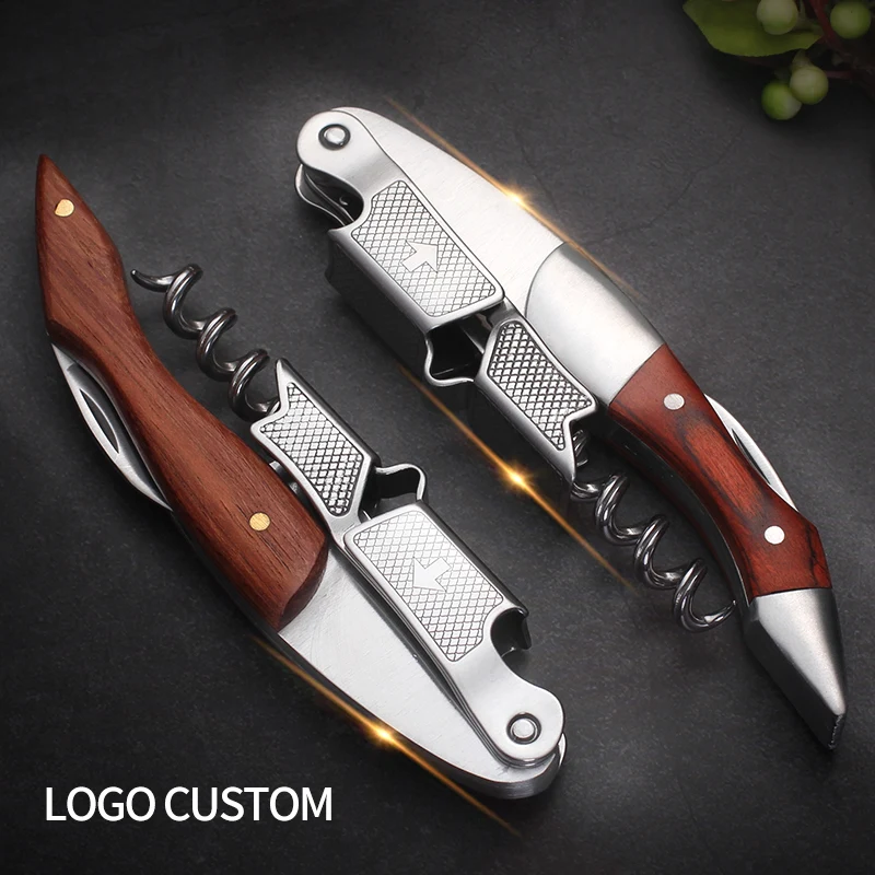 Штопор для вина Профессиональный штопор официантов и нож фольги подарок