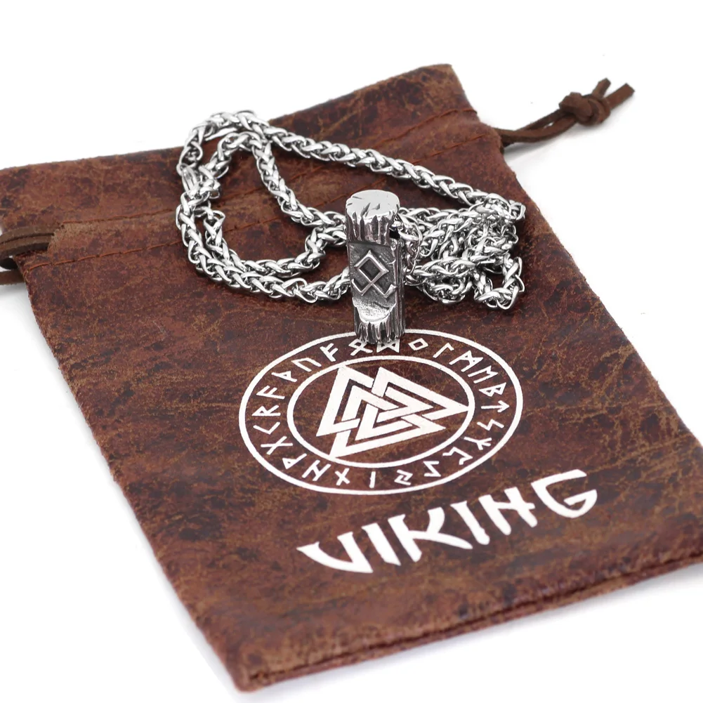 Скандинавский Викинг odin raven Huginn и Muninn valknut из нержавеющей стали скандинавский