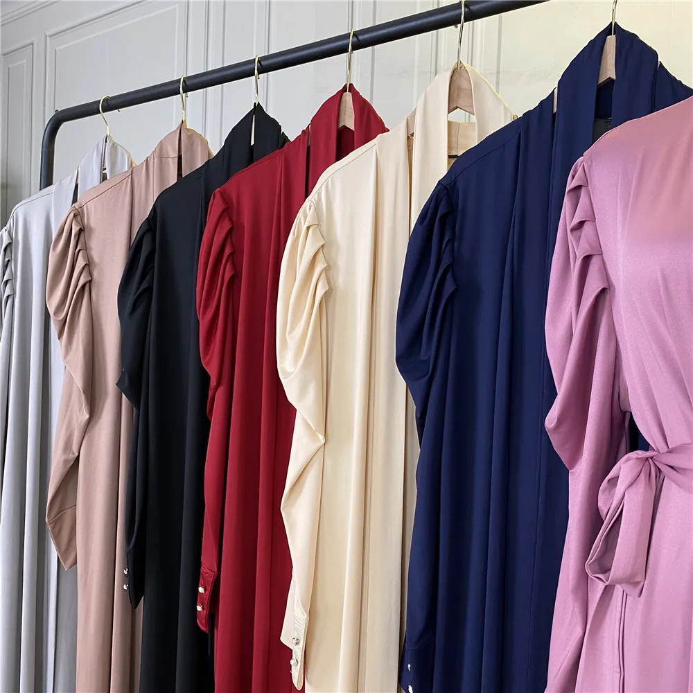 

Open Abaya Dubai Turkey Islam Muslim Kimono Femme Musulmane Cardigan Caftan Marocain Kaftan Abayas For Women Robe Longue Morocco