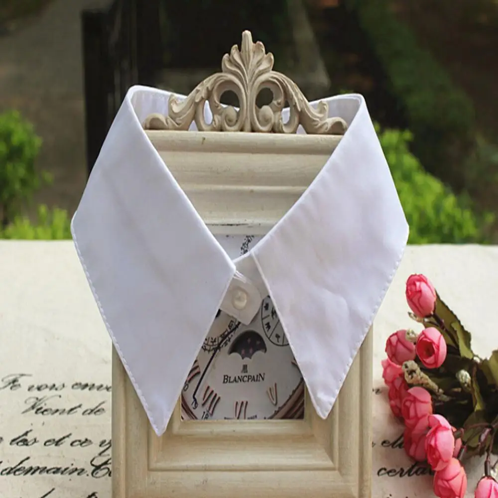 

New Arrival Ladies Women Adult Detachable Lapel Shirt Fake Collar Fashion Solid Color False Blouse Neckwear Clothing Accessories