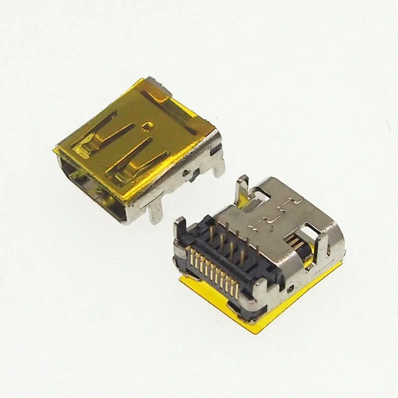 10 шт. Micro HDMI гнездо D Тип 19P HDMI разъем