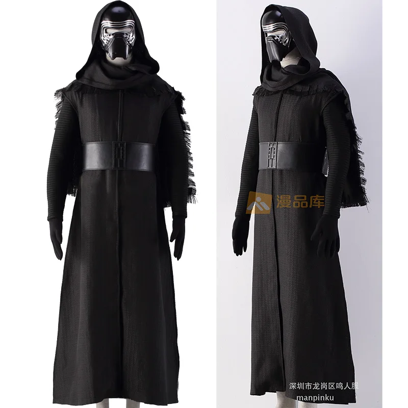 Звездные Войны Кайло Рен косплей костюм Куртка Пуловер готический панк Лен