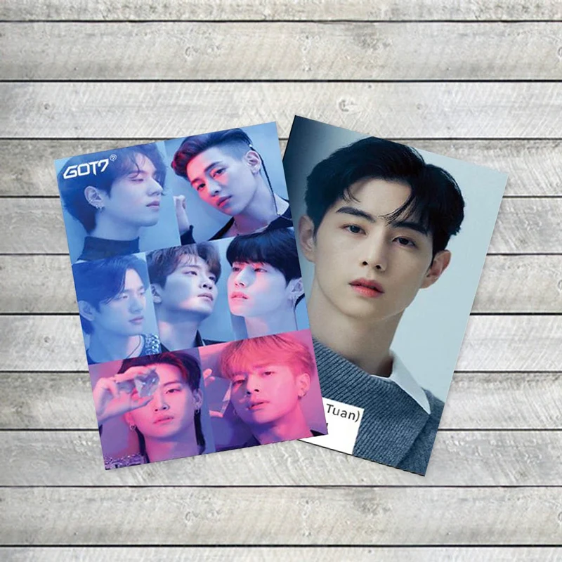 

30Pcs/Box Kpop GOT7 New Album LAST PIECE LOMO Card Photocard Self Made Cards For Fans Collection Stationery