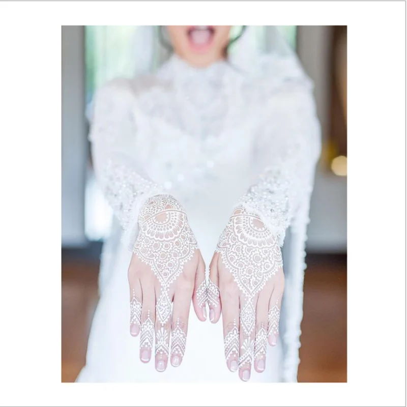 Новинка 2020 модная Геометрическая крутая Временная тату-наклейка женские