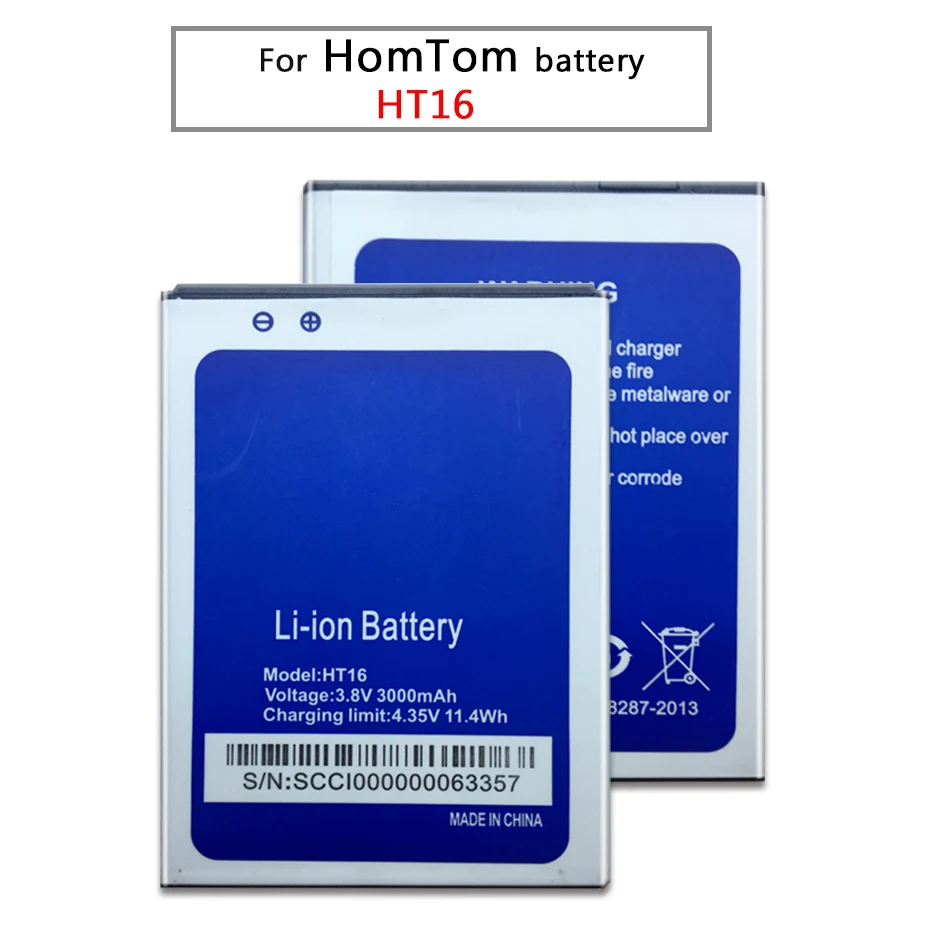 HT16 3000 мАч новая производственная батарея для HOMTOM HT 16 Pro Телефон Замена