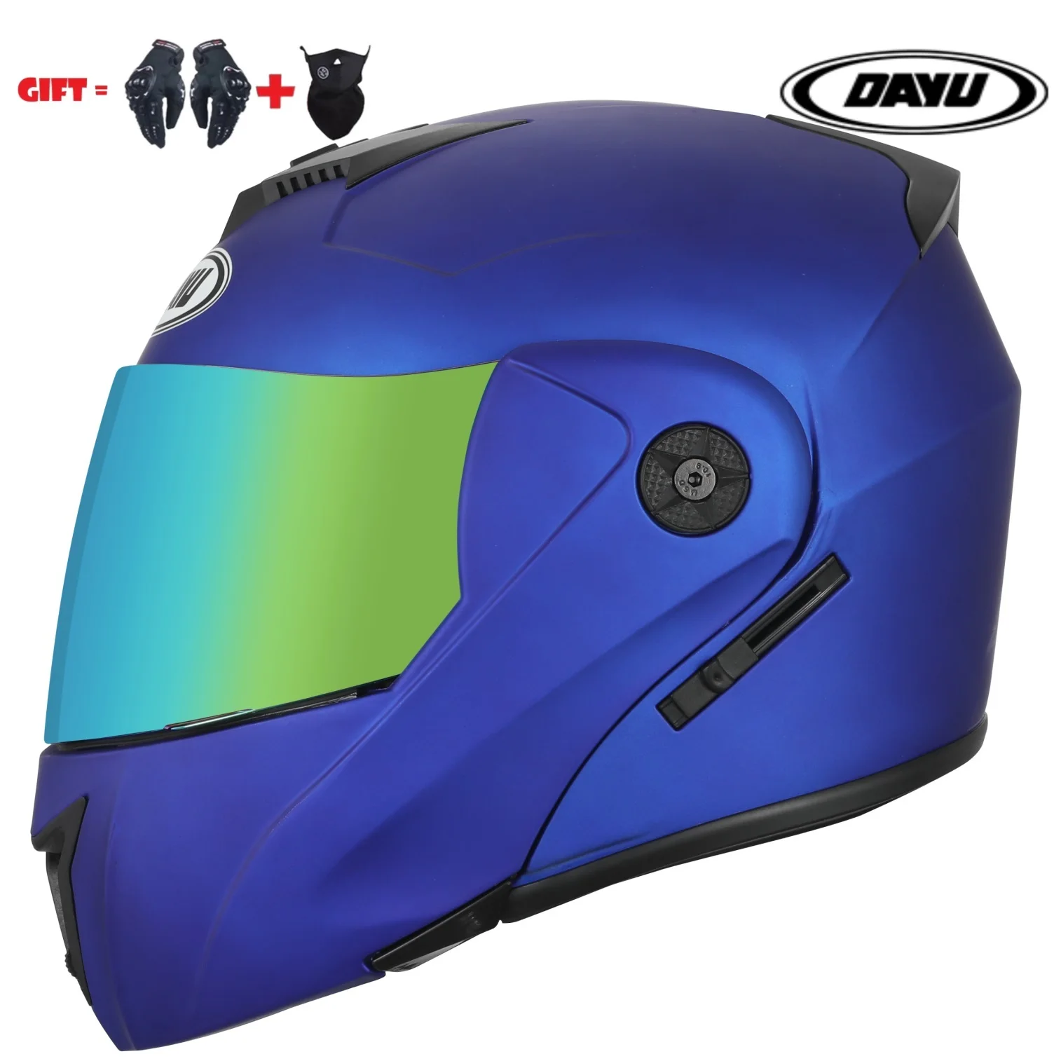 

Flip up Motorcycle Helmet Modular Dual Visors Full Face Open Helmets motocross Helmet casque Moto capacete dirt bike