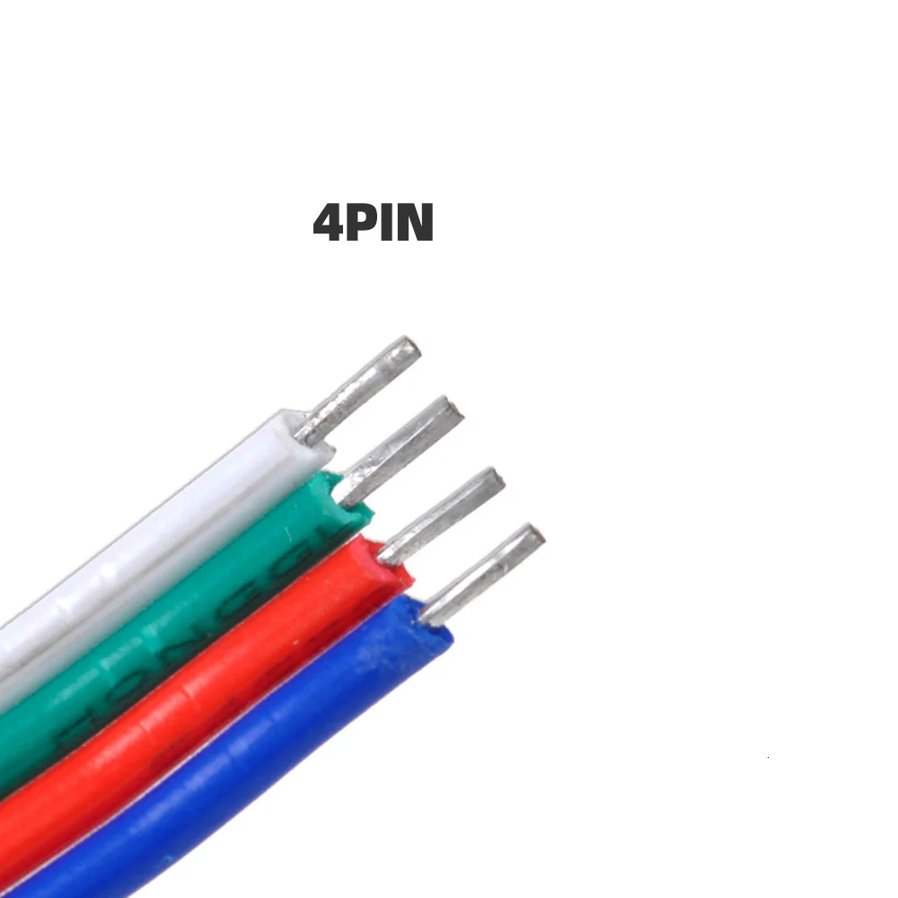 4pin RGB Соединительный кабель для светодиодной штепсельной вилки соединительный