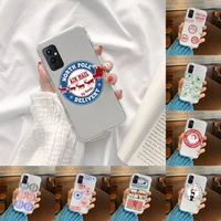 christmas trend tags phone case transparent for oneplus 9 8 7 7t 8t oppo find x3 x2 reno5 vivo x60 x50 pro meizu 17 16xs