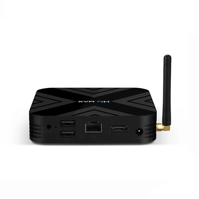 AllWinner H6 Android tv Box MAX 4GB32GB 2 4G 5G wifi LAN100M Поддержка U диск и USB HDD TF кард ридер Blutooth4.1