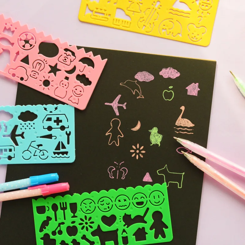 1 шт. канцелярские принадлежности линейка школьные для рисования инструмент