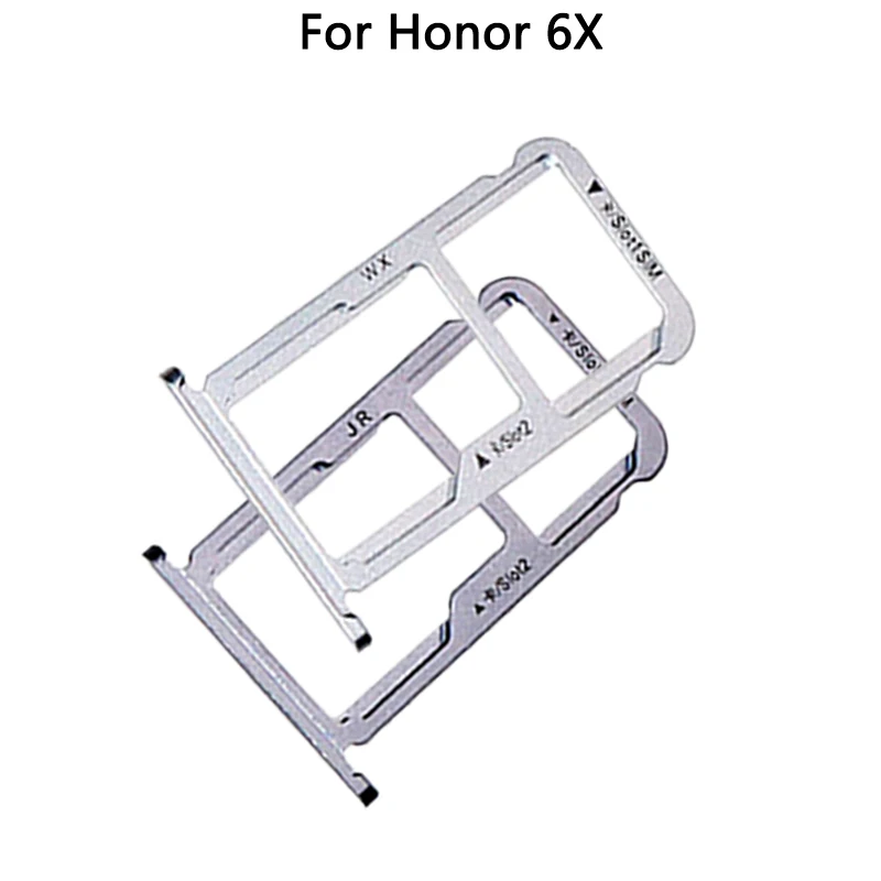 

10PCS For Huawei Honor 6X Nano SIM Card Tray For Honor 6X Micro SD Card Holder Slot Adapter Parts