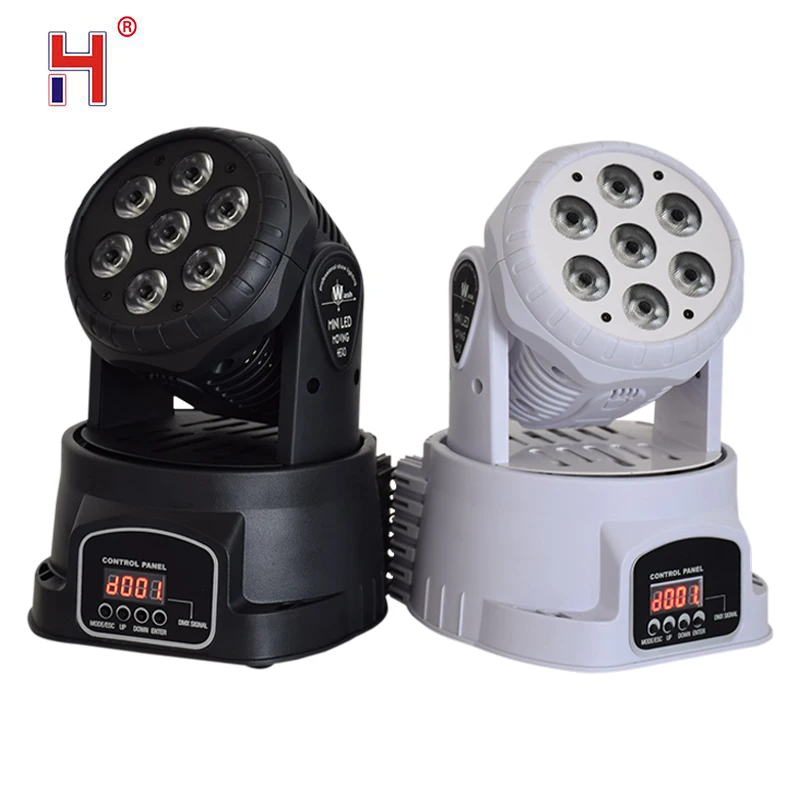 Led Mini Pro 7X12W Rgbw 4в1 моющийся светильник сценический с движущейся головкой ing Dmx512