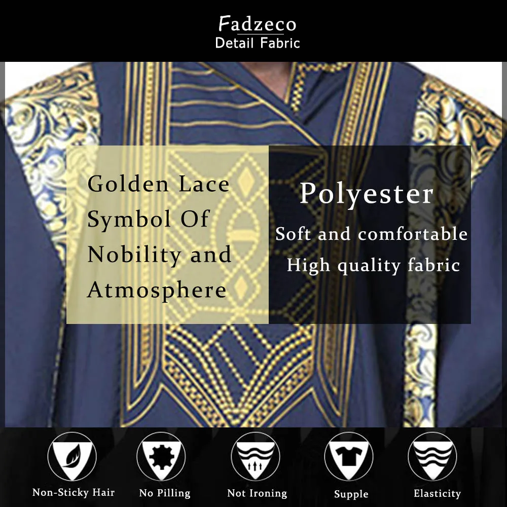 Fadzeco Agbada Мужская африканская 3 шт размера плюс Дашики вышивка бубоус топы короткие и брюки Мужская одежда халат Базен костюмы