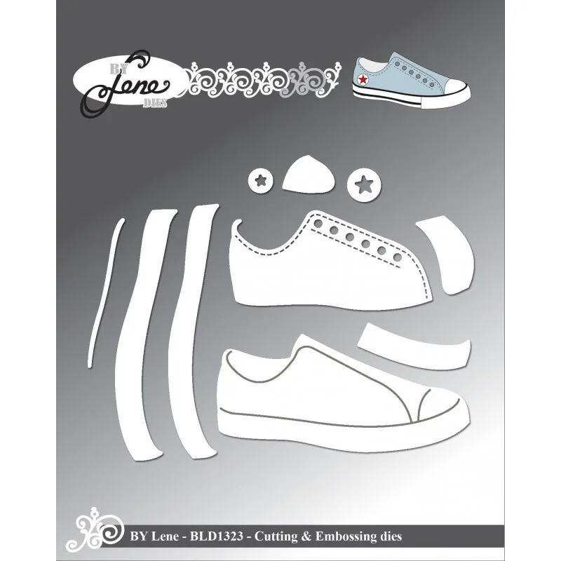 

JMCRAFT 2021 New Shoes Shoelace Metal Cutting Dies Scrapbook Mold Cutting Mold DIY Crafts Handmade Dies
