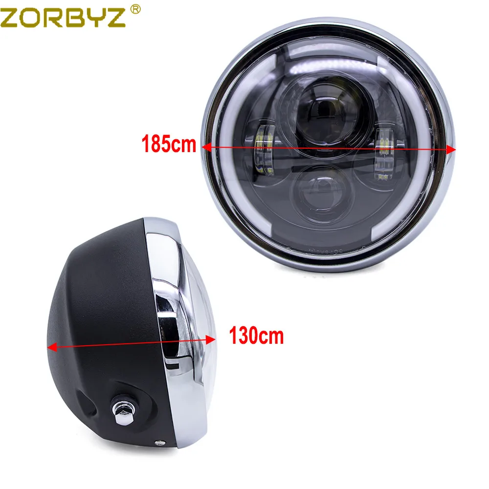 ZORBYZ мотоцикл 7 ''светодиодных Hi & короче спереди и длиннее сзади) головной