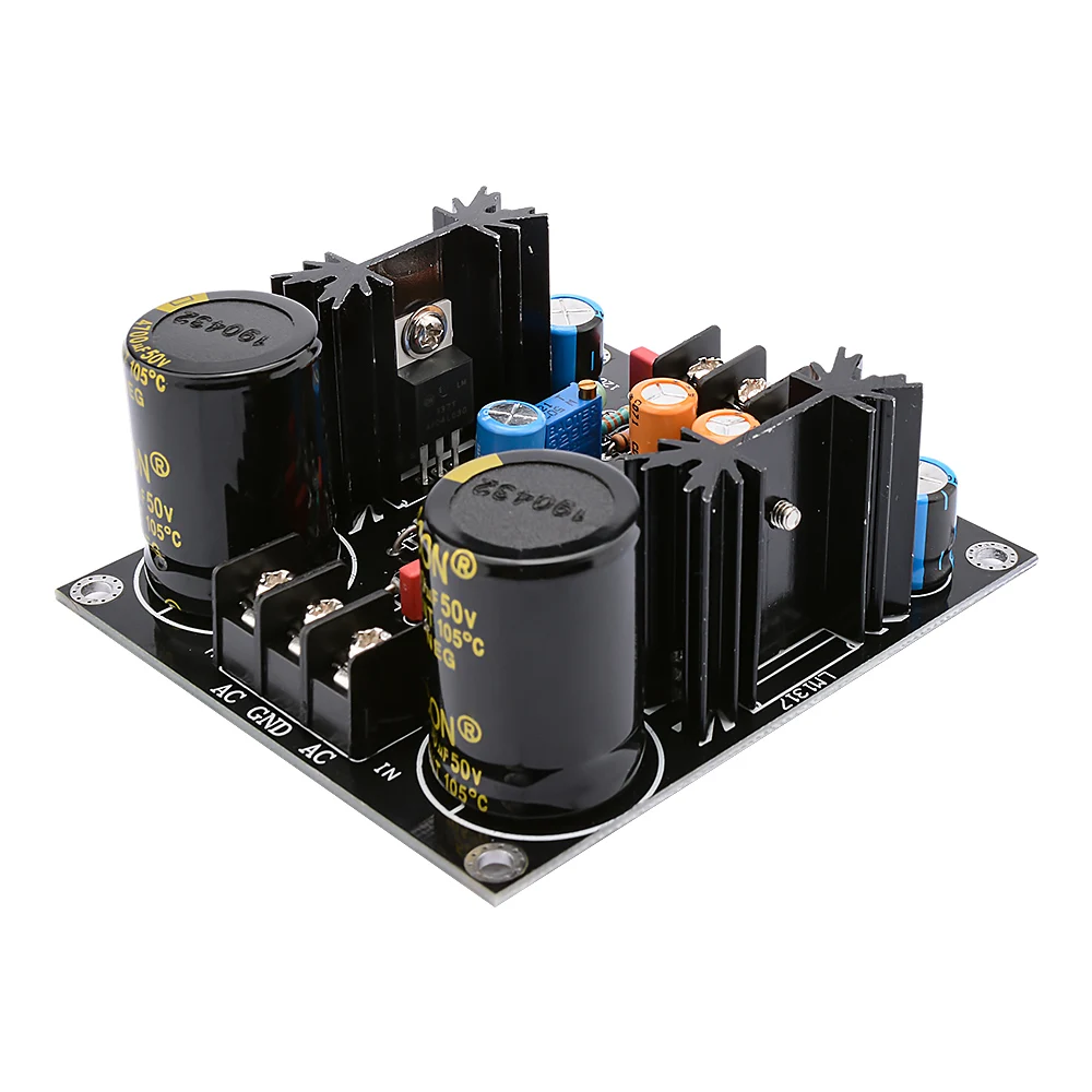 Выпрямительный модуль фильтра AIYIMA LM317 LM337 50 в 4700 мкФ а источник питания для