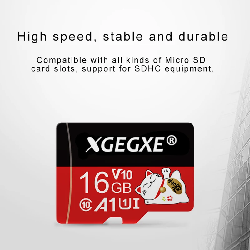 Карта памяти XGEGXE Micro SD 16 ГБ 32 64 128 256 MicroSD Max A1 Uitra C10 TF карта 8G памяти|Карты памяти| |