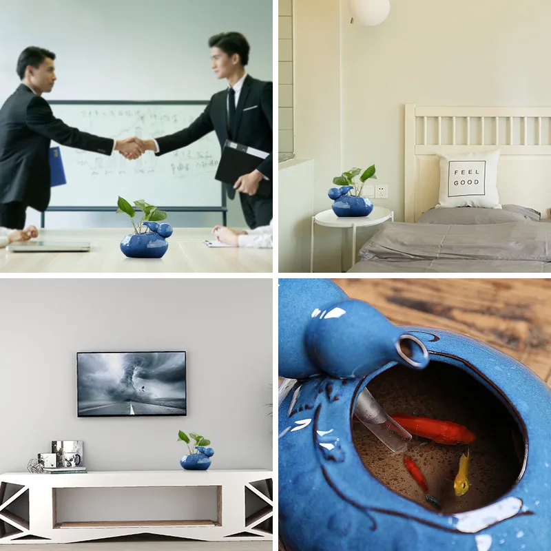 Керамическая Настольная водная Тыква для помещений искусственная гостиной