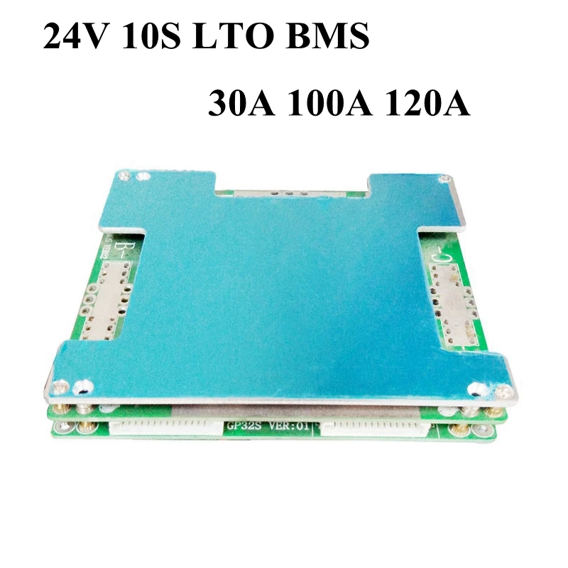10s 24v 30A 100A 120A аккумулятор из лития и титана BMS 10s 24V LTO общий тот же порт Bms для 30A 100A 120A литиевая батарея