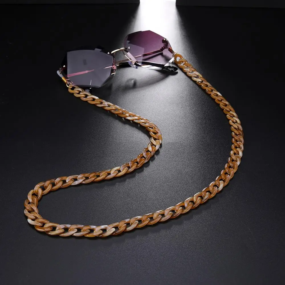 Шнурок для очков акриловый цепочка солнцезащитных женщин нескользящий ремешок