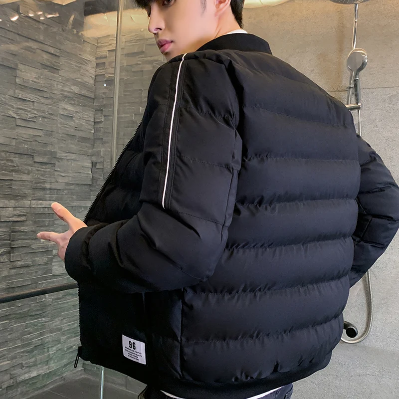 Зимняя мужская куртка 2020 Мода Воротник-стойка Куртка парка пальто Мужская