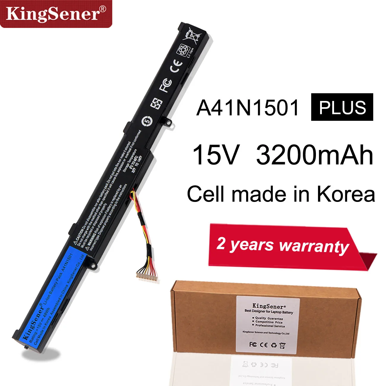 KingSener ячеечная A41N1501 Батарея для ASUS GL752JW GL752 GL752VL GL752VW N552 N552V N552VW N752 N752V N752VW N752VX A41LK9H