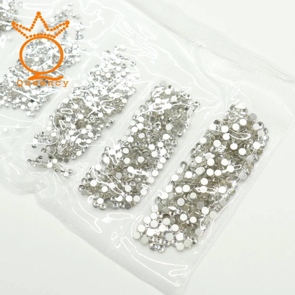 1728 шт хрустальные стразы для дизайна ногтей смешанные размеры без горячей