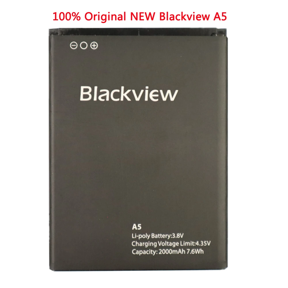 

100% Оригинальная батарея Blackview A5 2000 мАч запасная батарея для Blackview A 5 смартфона Бесплатная доставка