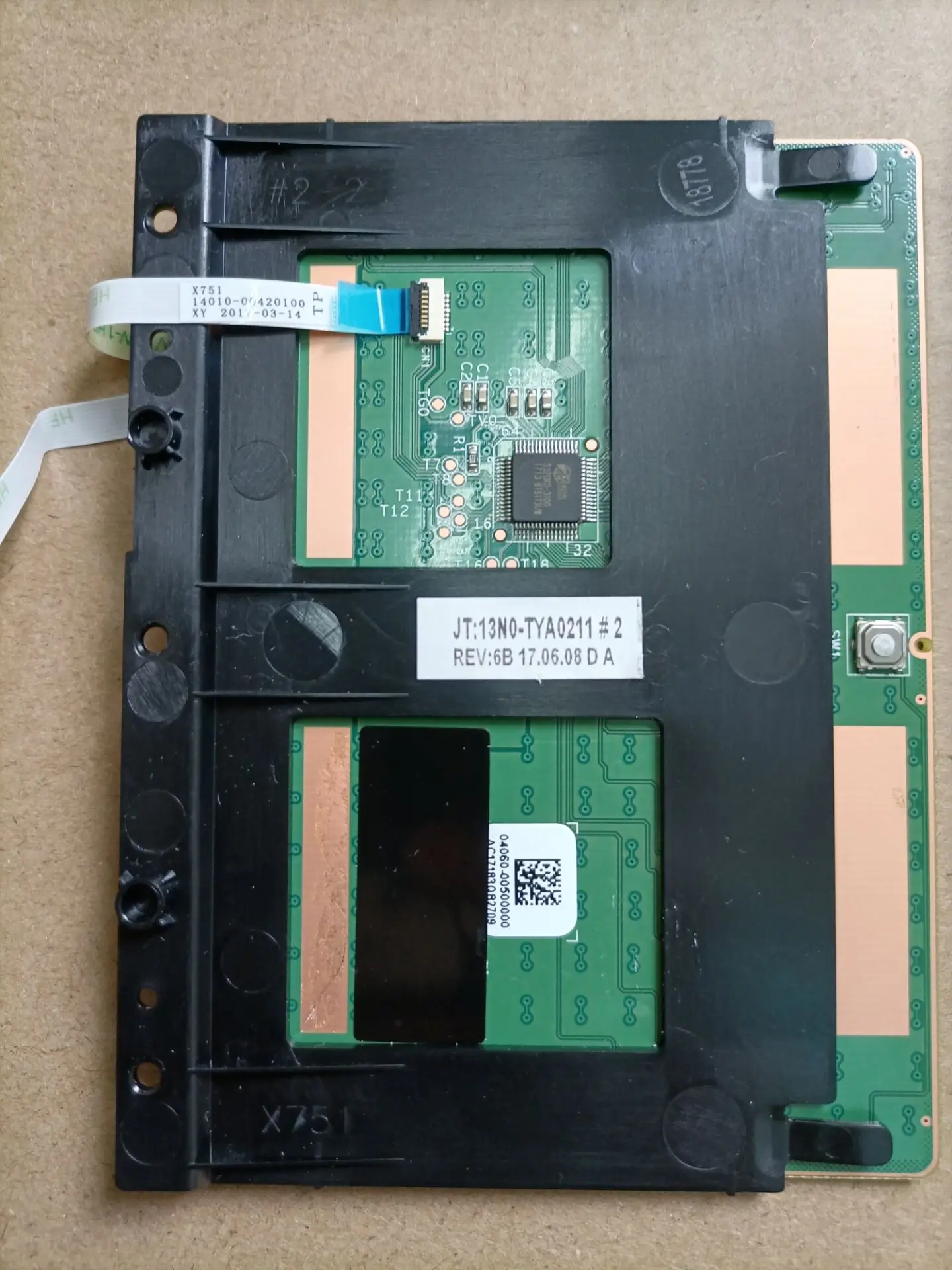 Original Laptop Touchpad Mousepad Button Board for Asus X751 A751 X751L X751M X751N X751S X751Y R752 K750j K751 13N0-TYA0211