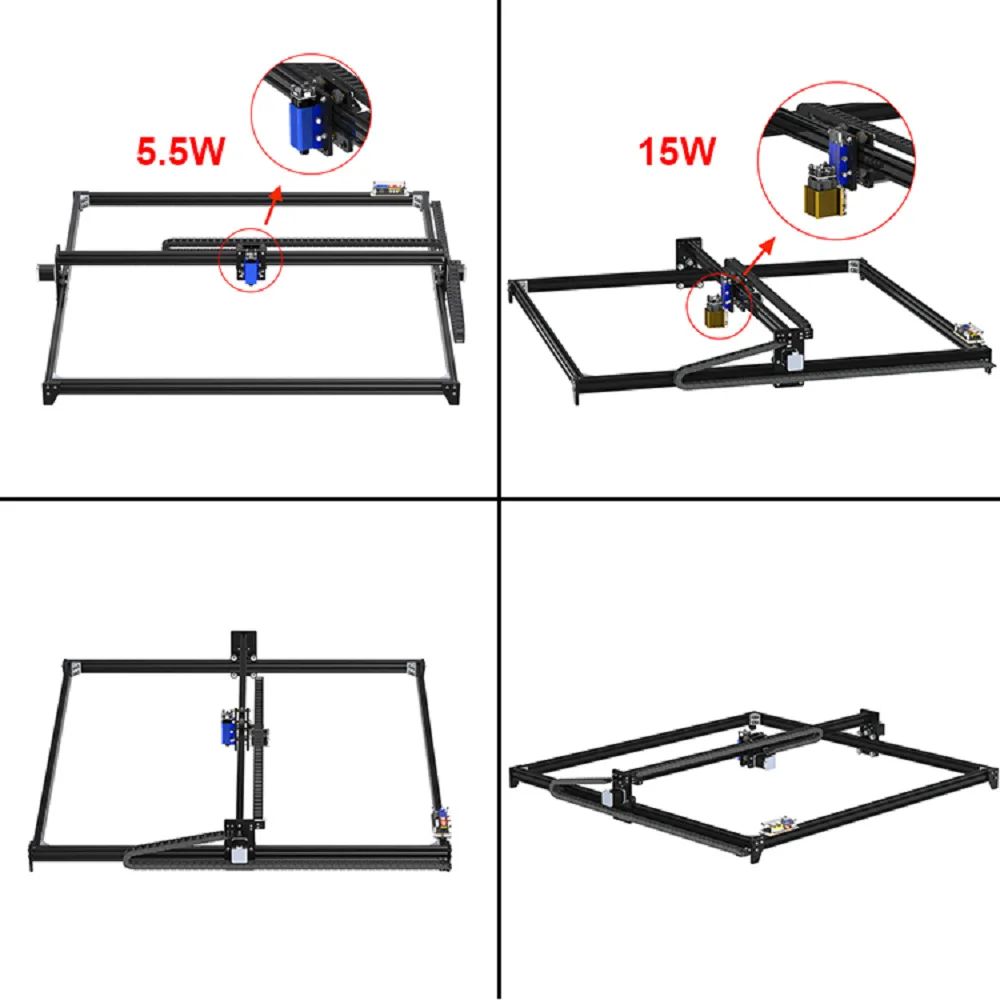 DIY 100*100 см гравировальный станок 1 м * 2 5 Вт 15 30 40 ЧПУ GRBL лазерный TTL /PWM настольный