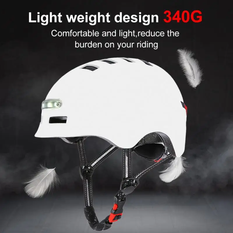 

Ultralight Bicycle Helmet MTB Road Bikes Helmets Integrally-mold LED Lighting Reflective EPS+PC Cycling Helmet Casco Ciclismo
