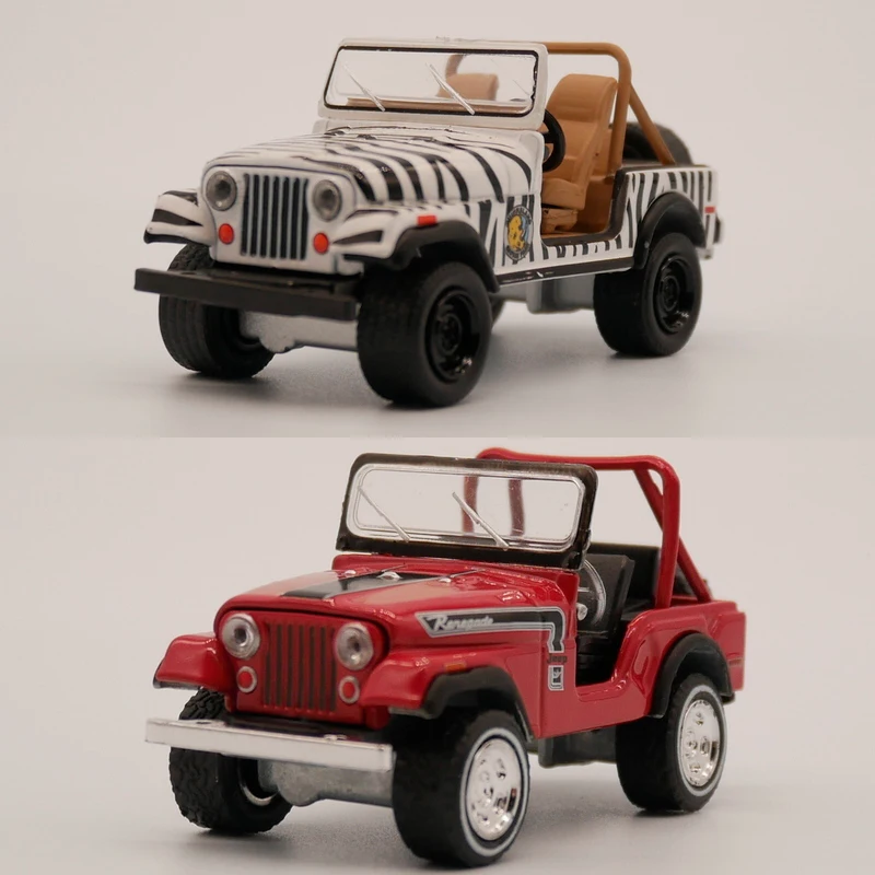 

Greenlight 1:64 Jeep CJ-5 CJ-7 коллекция металлическая конструкция с литьем под давлением имитационная модель Машинки Игрушки