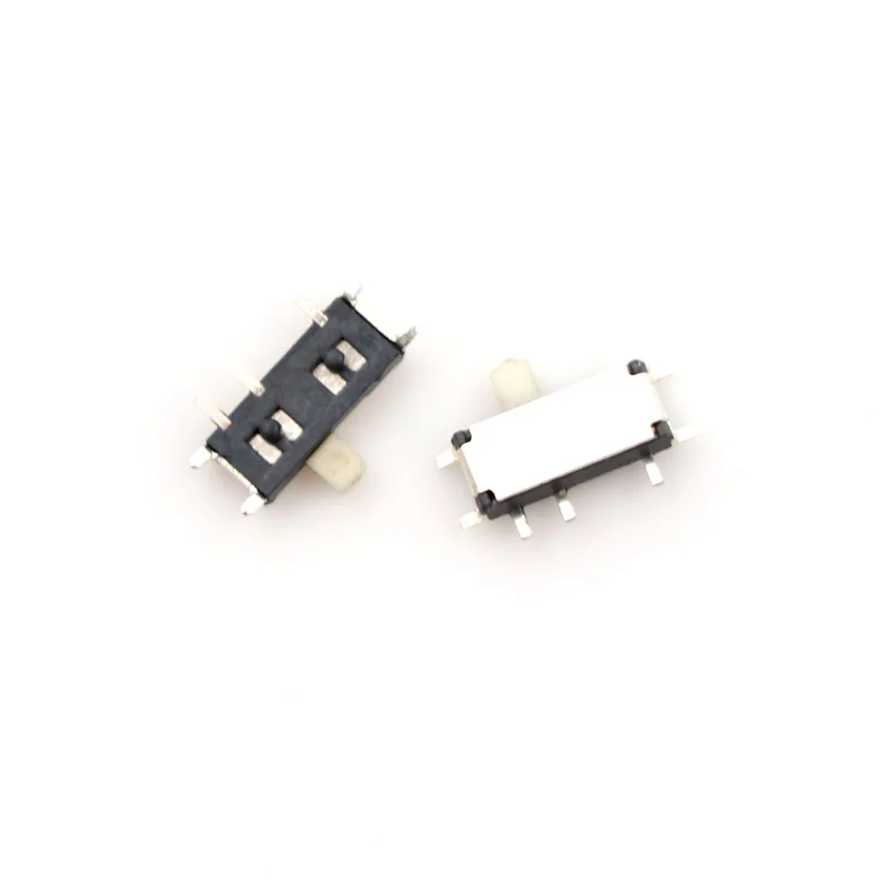 20 шт. SMD 7 контактный мини скользящий переключатель ВКЛ ВЫКЛ 2 позиционный микро