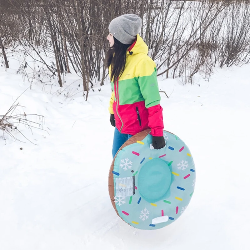 Надувной круг с ручкой для катания на лыжах детей и взрослых | Спорт развлечения