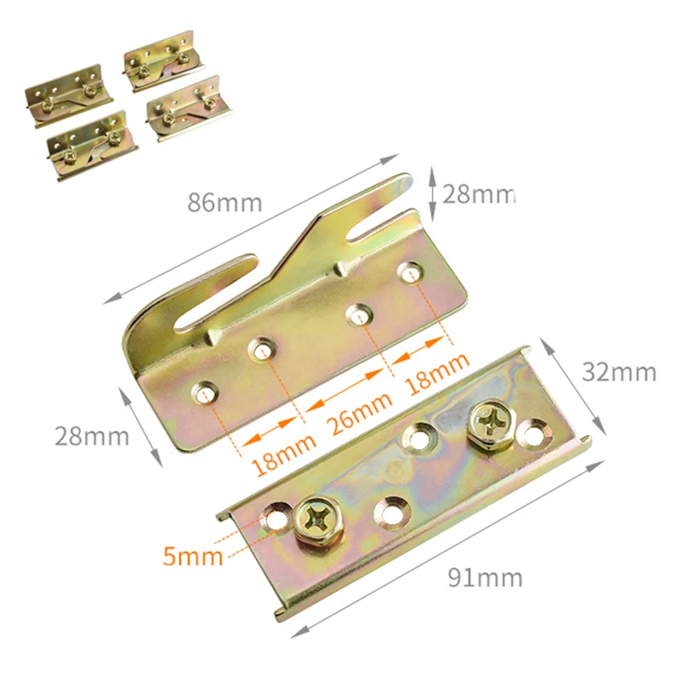 4 шт./компл. противоударный шарнир для мебели с крепежными винтами дюймовый