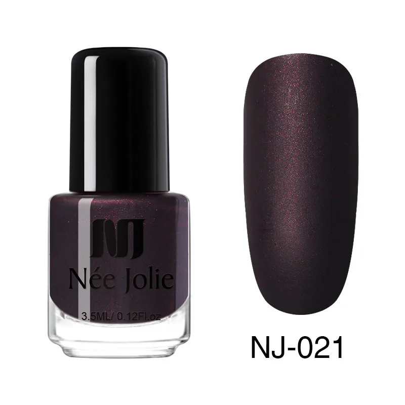 Nail Pure Color Nail Polish Glue New 21 Color Autumn and Winter Matte Matte Scrub Nail Polish - Color: NJ-021