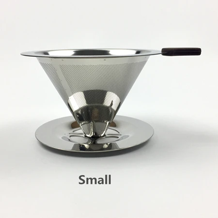 

Stainless Steel Coffee Filter Holder Reusable Coffee Filters Dripper v60 Drip Coffee Baskets