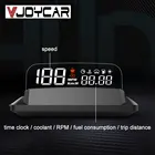 Новинка 2021, зеркало HUD V31, дисплей на голову, авто HUD OBD2, автомобильный скоростной проектор KMH MPH, измеритель скорости, автомобильный детектор, потребление масла