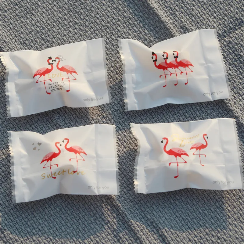25 шт. пластиковые пакеты для печенья с фламинго|Подарочные сумки и упаковка| |